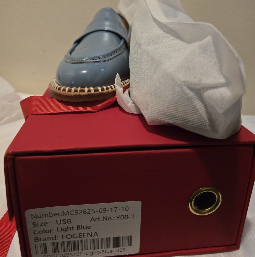Light Blue Women's Loafers
